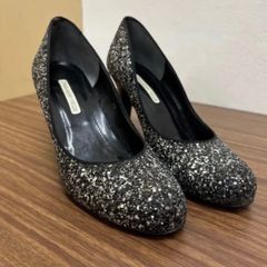 (b3106)STRAWBERRY FIELDS ストロベリーフィールズ パンプス グリッター ハイヒール 22cm