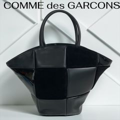 COMME des GARCONS メッシュ レザートートバッグ ギャルソン - メルカリ