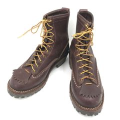 [중고품] WESCO 웨스코 JOBMASTER DARK BROWN 잡 마스터 부츠 신발 [164-260816-rt-06-tagh]