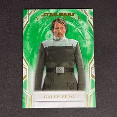 Galen Erso / ゲイレン・アーソ 2018 Topps スターウォーズ マスターワーク ベースカード Green #55