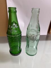 レトロ　スプライト　コカコーラ　空き瓶　アンティーク　ビンテージ