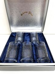 BOHEMIA GLASS ボヘミア タンブラー5客セット KA808/230/5 元箱付き