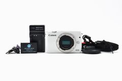 [역 있음] 캐논 Canon EOS M10 화이트 바디 미러리스 일안 디지털 카메라 이오스 [미품] #3018687A