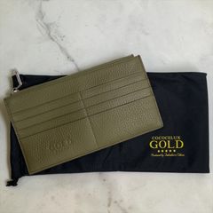 COCOCELUX GOLD ココセリュクス ゴールド 長財布 カーキ フラグメントケース