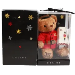 【CELINE】テディベア ブラウン CELINE セリーヌ テディベア ハンカチセット ぬいぐるみ ブラウン