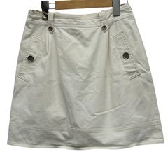 バーバリー BURBERRY　ブルーレーベル ホワイト　ミニスカート