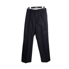 COOTIE 26ss T/W TWILL PINTUCK SQUARE LEG EASY TROUNSERS BLACK サイズS クーティー ツイル ピンタック スクエア レッグ イージー トラウザーズ パンツ 大名店