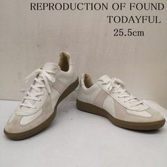 トゥデイフル REPRODUCTION OF FOUND German Trainer ジャーマントレーナー スニーカー 40 レディース 25.5cm ISItems【USED】【古着】【中古】50165766