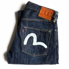 雰囲気抜群/濃紺】EVISU 【LOT.2000 デニムパンツ】32×35 エビス