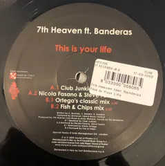 12” 7th Heaven, Banderas This Is Your Life JR019 Jolly Roger /00250
