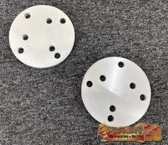 新品即納 ホイールスピンナー用スペーサー 19.5インチ・22.5インチ用 厚み8mm 2枚セット アルミ S0294D