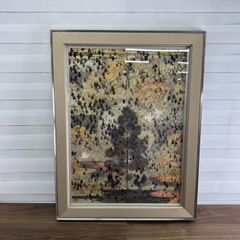 岡鹿之助、【林】、希少な大判額装用画集より、美品、日本人画家、新品