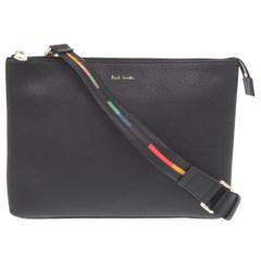 ⭐ポールスミス⭐サコッシュ ショルダーバッグ レザー インレイド