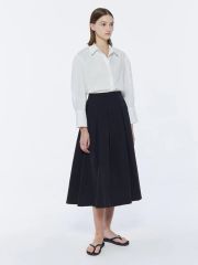 auralee]新品PANAMA STRIPE PLEATED SKIRT - メルカリ