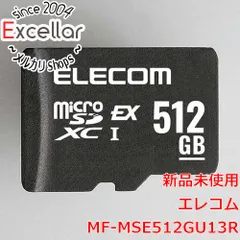 [bn:10] ELECOM　microSDXCメモリーカード　MF-MSE512GU13R　512GB