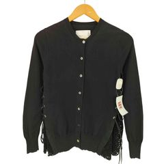 美品✨sacai サカイラック ドッキング レイヤード レース カーディガン
