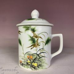 Lid bowl, dim sum tableware, tea utensils, modern crafts, works of art, ornaments