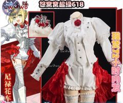 第五人格 調香師 スカーレットの新婦 コスプレ衣装 ウィッグ Sサイズ