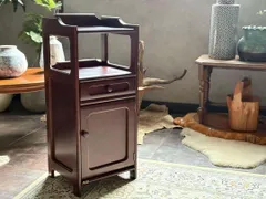 カリモク Karimoku 電話台 コンソール レトロ オールドカリモク - メルカリ