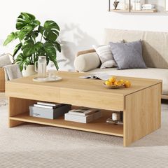 IKEA イケア ホルメルド コーヒーテーブル オーク調 - メルカリ