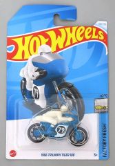 중고 ミニカー 1/64 1966 TRIUMPH TIGER 100 #79 ブルー 「Hot Wheels FACTORY FRESH」 HTD43