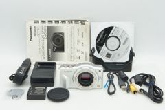 Excellent condition Panasonic LUMIX DMC-GF3 mirrorless interchangeable-lens camera body, shell white, item number 260818sf