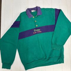(i1095)Kappa カッパ トレーナー トップス グリーン系 ヴィンテージ サイズYL