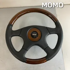 ステアリング MOMO ウッド＆レザーコンビステアリング - メルカリ