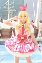 三分妄想 アイカツ 星宮いちご コスプレ衣装 ピンクステージコーデ
