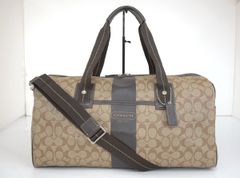 coach コーチ ボストンバッグ ミニシグネチャー キャンバス 2way