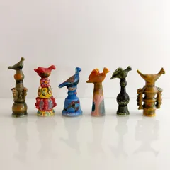 屋根装飾のフェーブ　風見鶏 　鳥　動物　フェーヴ　フェーブ　フランス製　ミニチュア　陶器　雑貨　置物　Ａ