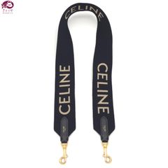 CELINE ジャカード ショートストラップ ウール ブラック 黒 - メルカリ