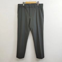 J.LINDEBERG ゴルフパンツ ボンデッドフリース スラックス テーパード ストレッチ 防寒 裏フリース スポーツ ゴルフウェア グレー W31 L34 H165