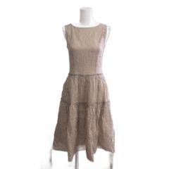 フォクシー FOXEY ノースリーブワンピース フレンチシアー ドレス