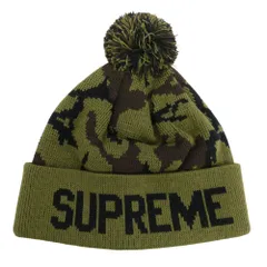 Supreme シュプリーム 12AW Camo Beanie カモ柄 ポンポン付 ビーニー