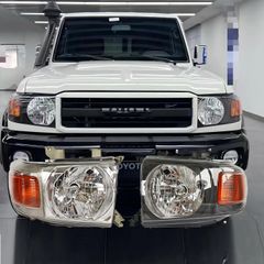 トヨタ純正 再販 ランクル70 ヘッドライト GRJ76 GRJ79 新品 - メルカリ