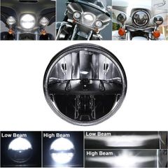 ハーレー LED バレットヘッドライト クローム 汎用 - メルカリ