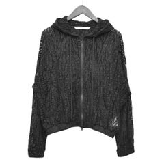 JOHNLAWRENCESULLIVAN レースジップアップ パーカー JOHN LAWRENCE SULLIVAN レース ジップアップ フーディ - メルカリ