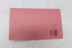 【ジャンク】コクヨ フラットファイル 紙表紙 樹脂製とじ具 2穴 A5横 150枚収容 ピンク フ-V17P