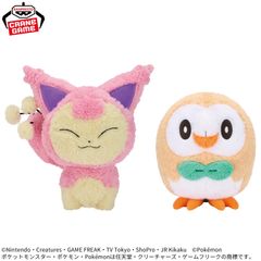 ポケットモンスター もふぐっと ほっこりいやされぬいぐるみ　エネコ・モクロー 全2種類　ポケモン