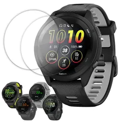 Garmin Forerunner シリーズ 液晶 保護 フィルム 2枚セット 光沢 TPU 互換 多機種 265 265S 255 255S 165 対応 画面 シート シール 撥水 キズ 汚れ 防止 衝撃吸収