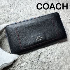 新品未使用 COACH コーチ 長財布 ラウンドジップ アコーディオン