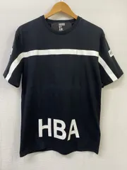 【中古】HOOD BY AIR. ﾌｯﾄﾞﾊﾞｲｴｱｰ HBA ﾛｺﾞﾌﾟﾘﾝﾄ半袖Tｼｬﾂ  ﾌﾞﾗｯｸ ﾎﾜｲﾄ S 991932485のサムネイル