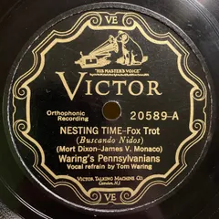 78RPM/SP Warings Pennsylvanians, Edwin  Nesting Time / My Sunday Girl 20589 VICTOR /00500