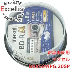 [bn:1] maxell　録画用ブルーレイディスク BD-R DL 6倍速 20枚組　BRV50WPG.20SP