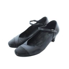 아식스 asics 페달라 PEDALA 펌프스 23cm 블랙 블랙 스트랩 힐 스퀘어 투 전환 / RI ■OS ■SH