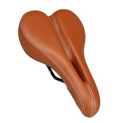 [Brand New] GORIX Bicycle Saddle, Brown, Thick/Cushioned/Soft/Wide/Waterproof, for Road Bikes, Shock Absorption, Comfort, Cross Bikes, Long Rides, MTBs, Mini Velos, and Other Bicycles, Sports Saddle (GO-Max801) 0