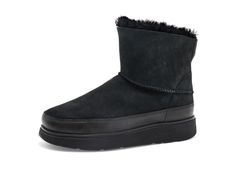 フィットフロップ レディース シューズ ブーツ・レインブーツ ミニ FitFlop GenFF Mini DoubleFaced Shearling Boots All Black ブラック