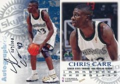 [중고] 스포츠 [Autograph]:CHRIS CARR(친필친필 사인들어가)