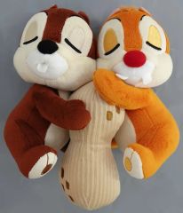 [중고] 봉제 인형 칩 & 데일 (잠 / 땅콩) 쌍 인형 [칩과 데일] 도쿄 디즈니 리조트 한정